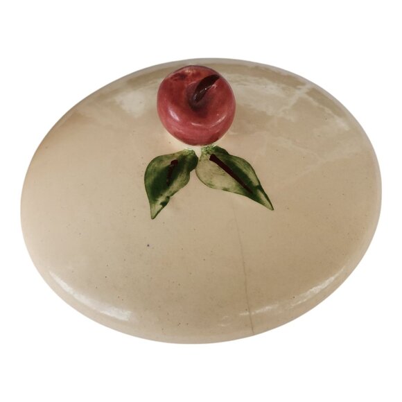 Vintage MCM Apple Ceramic Cookie Jar by Los Angeles Pottery #520 - Picture 12 of 16